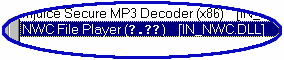 NWC Winamp Plug-in Item